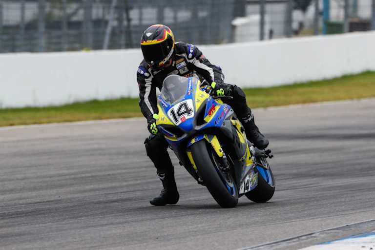 In Hockenheim war Gengelbachs Suzuki wieder flott