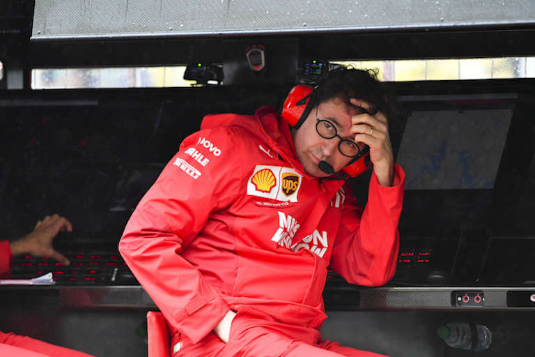 Das Gesicht von Mattia Binotto aus Interlagos 2019 passt auch zur Steiermark 2020