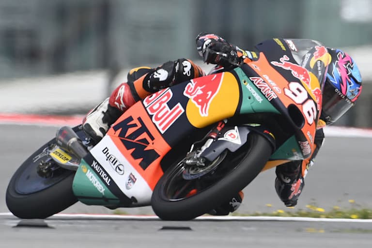 Dani Holgado stürzte im Kampf um Platz 2