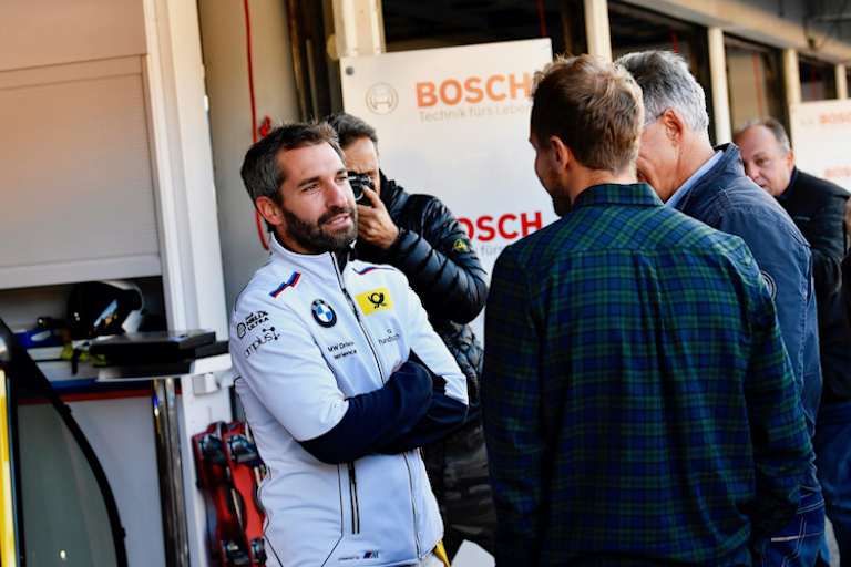 Timo Glock 2017 in Hockenheim mit Sebastian Vettel