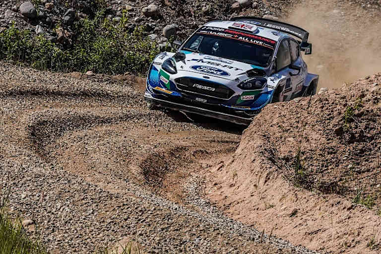 Für Gus Greensmith war der Freitag kurz