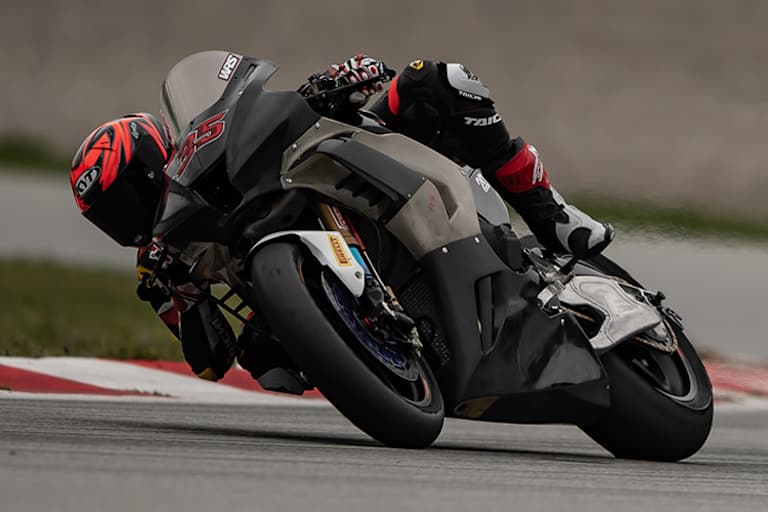 Hafizh Syahrin auf der Honda Fireblade