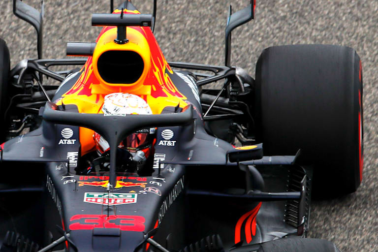 Verstappen im vergangenen November mit dem RB16