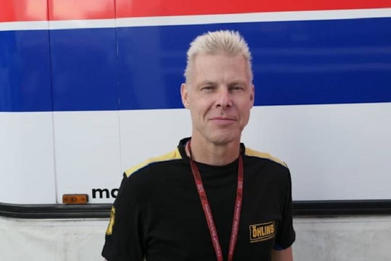 Öhlins-Techniker Mats Larsson: Das Suzuki-Werksteam setzte zuerst auf das neue Federbein BDB50 