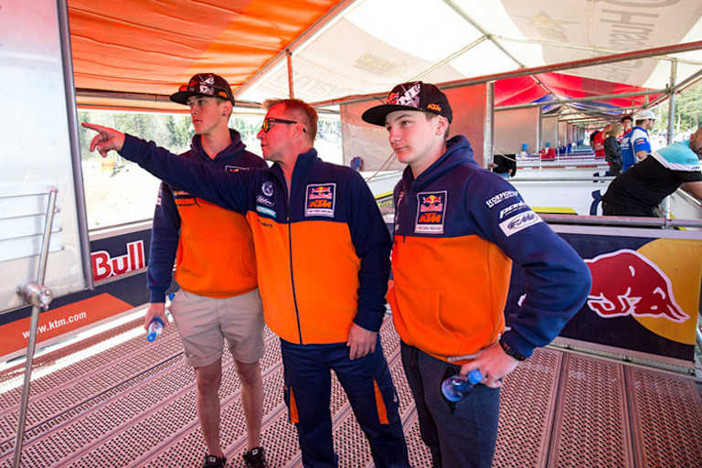 Kegums-GP 2017: Marcel Stauffer, Didi Lacher und René Hofer