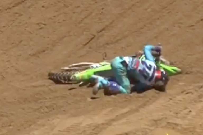 Kevin Horgmo stürzte