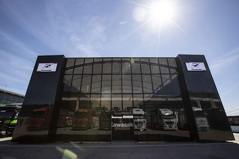 Der neue Hospitality-Palast von Puccetti Kawasaki