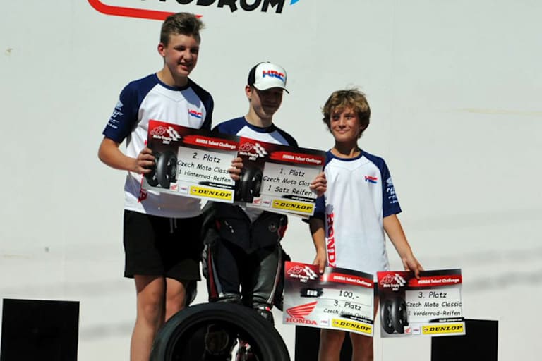 Siegerpodest in Most