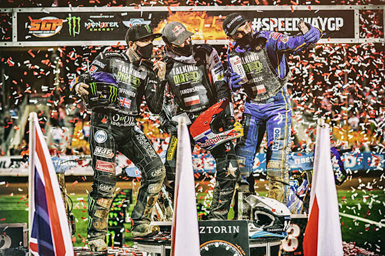 Die Top-3 von Breslau: Tai Woffinden, Maciej Janowski und Bartosz Zmarzlik