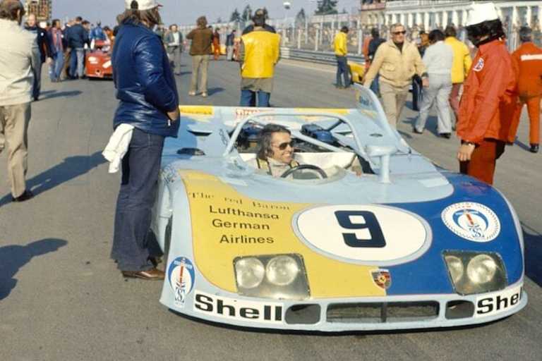 Der Rennfahrer Joest – im Lufthansa-Porsche 908  