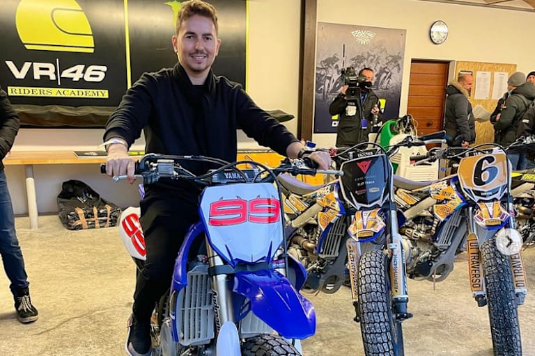 Jorge Lorenzo ist schon in Tavullia eingetroffen