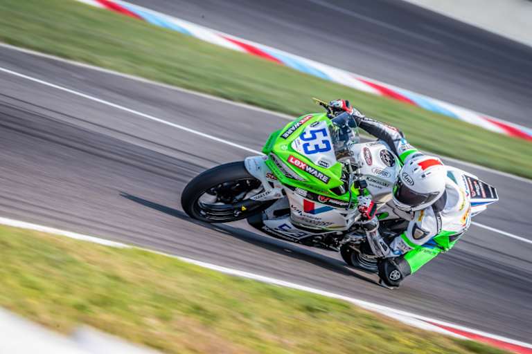 Jorke Erwig in Action auf dem Lausitzring.