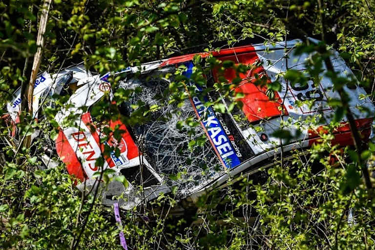 Kroatien-Unfall von Kalle Rovanperä