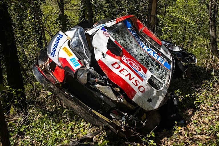 Der Unfall von Kalle Rovanpera