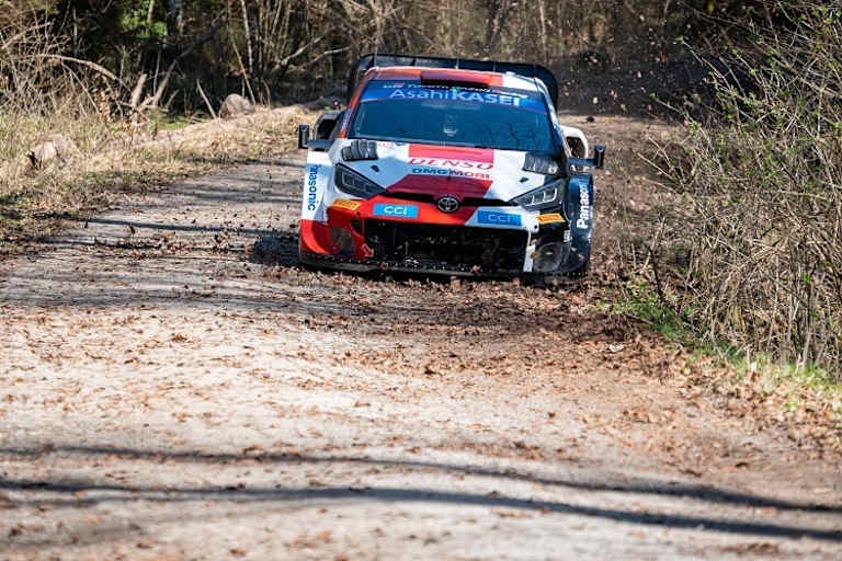 Kalle Rovanperä beim Test in Kroatien