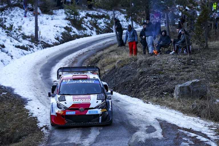 Kalle Rovanperä bei der Rallye Monte Carlo