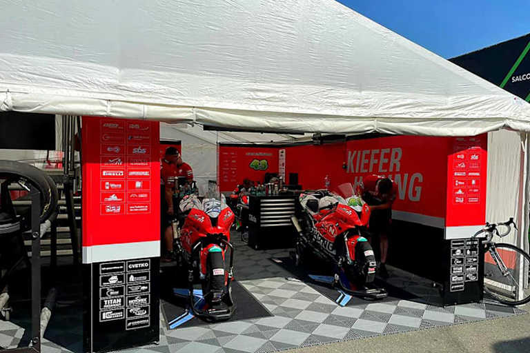 Stand 2021: Team Kiefer heute in Schleiz