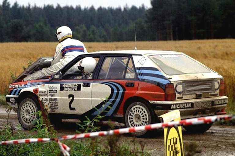 Juha Kankkunen mit Juha Piirionen als «Haubenhalter» Finnland