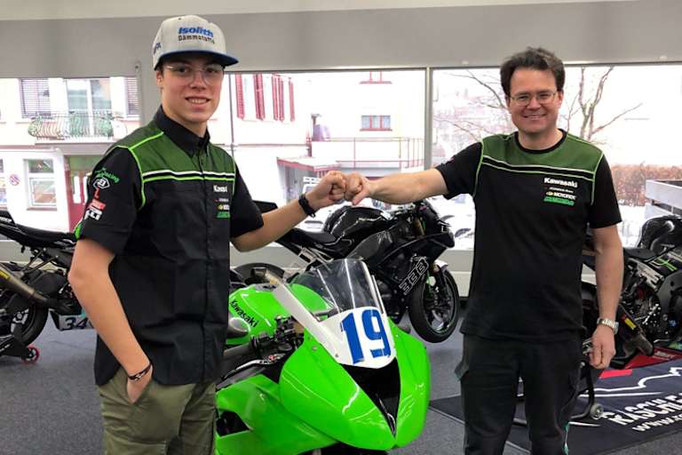 Andreas Koffer mit Roman Raschle