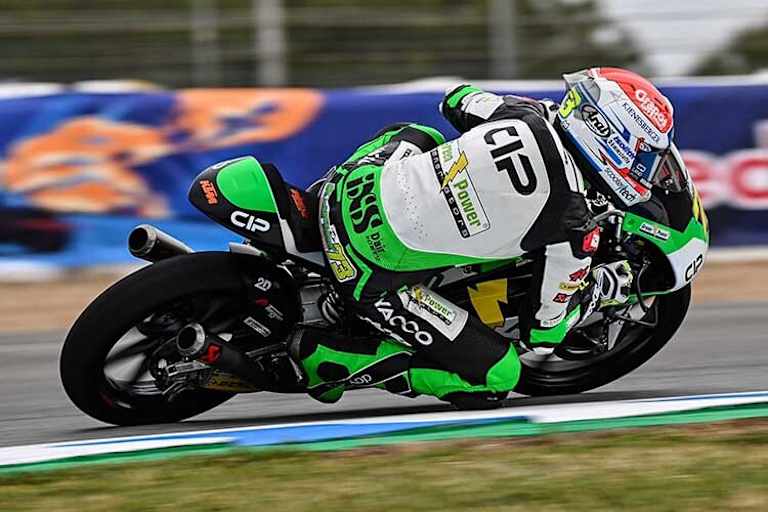 Max Kofler in Jerez auf der CIP-KTM