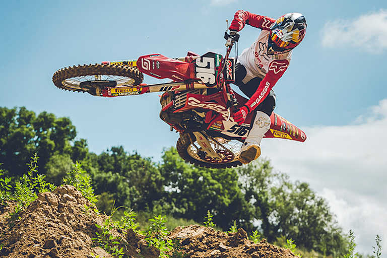 Simon Längenfelder auf der 250-ccm-GasGas