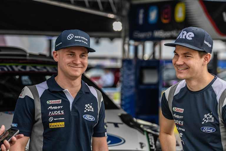 Esapekka Lallp (li.) und Teemu Suninen