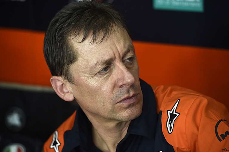 KTM Race Manager Mike Leitner