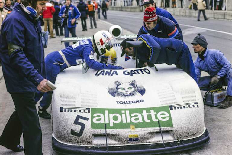 Beim Sportwagenrennen 1980 in Brands Hatch