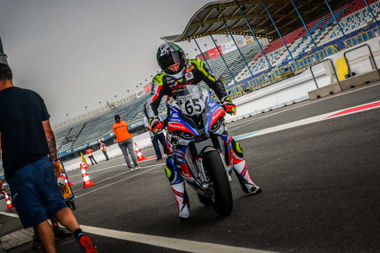Leonov in der IDM Superbike
