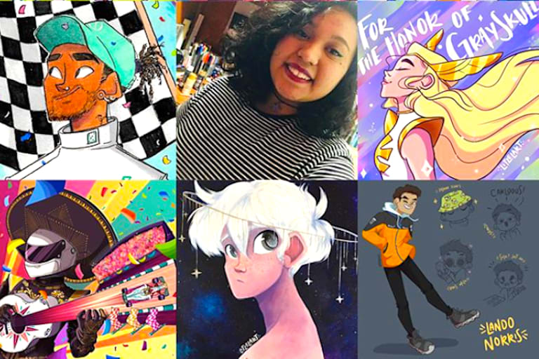 Die Zeichnerin Laura Itzel Estrada 