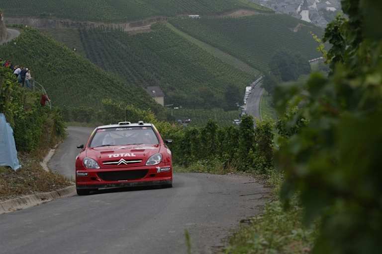 Sébastien Loeb bei der Rallye Deutschland 2002