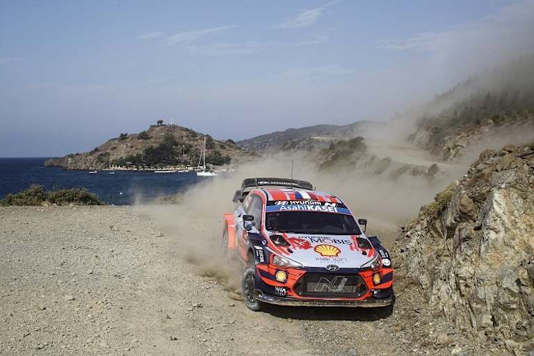 Sébastien Loeb bei seiner letzten Dienstfahrt in der Türkei