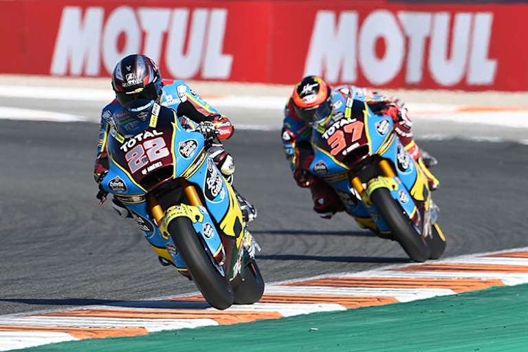 Das Marc-VDS-Duo 2020: Sam Lowes vor Augusto Fernandez 