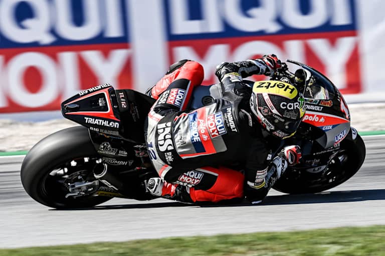 Thomas Lüthi schlug seinen Teamkollegen Schrötter