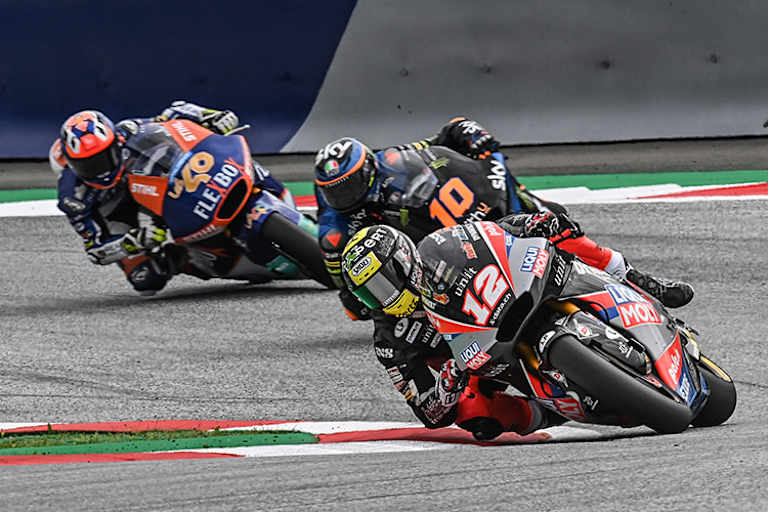 Aufwärtstrend in Spielberg-2: Lüthi (12) vor Marini (10) und Garzo 