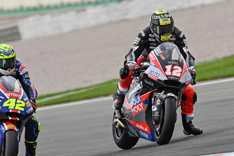 Thomas Lüthi bereiten die Reifen Sorgen