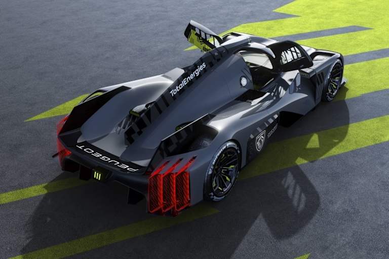 Hypercar: Der Peugeot 9X8 von hinten