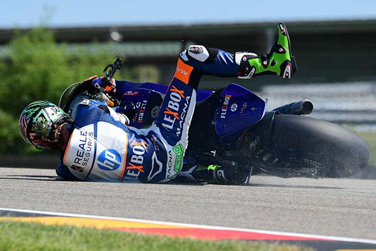 Sachsenring-Moto2: «Point of no return», Manzi hat die Kontrolle endgültig verloren