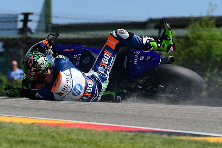 Stefano Manzi rutscht endgültig von der Piste