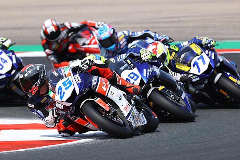 Marcel Blersch beim IDM-Rennen am Lausitzring