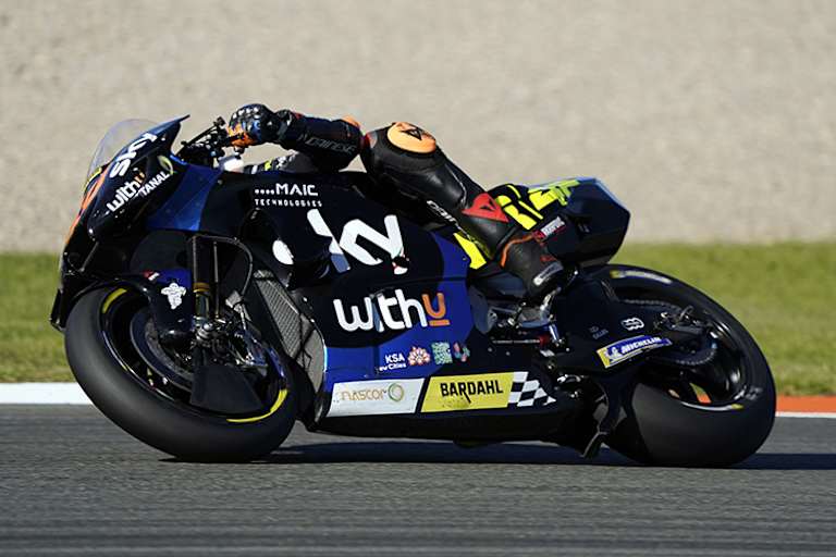 Luca Marini warb auf der Ducati schon 2021 in der MotoGP für WITHU