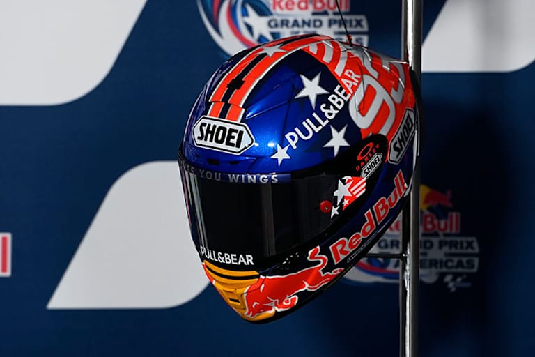 Das neue Helm-Design für den Texas-GP