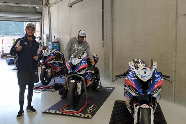 Mikhalchik unterwegs mit Reiterberger (re.)