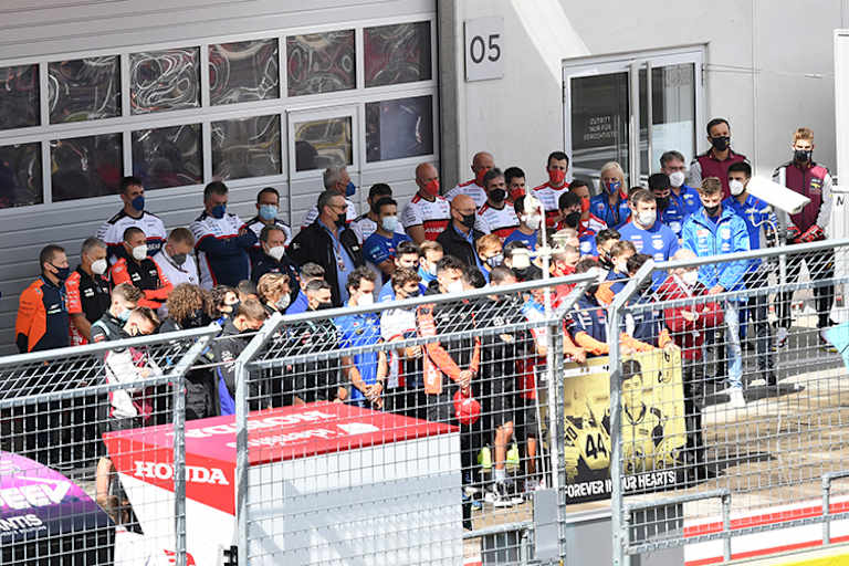 Hugo-Millán-Gedenkminute am letzten Donnerstag vor dem Steiermark-GP