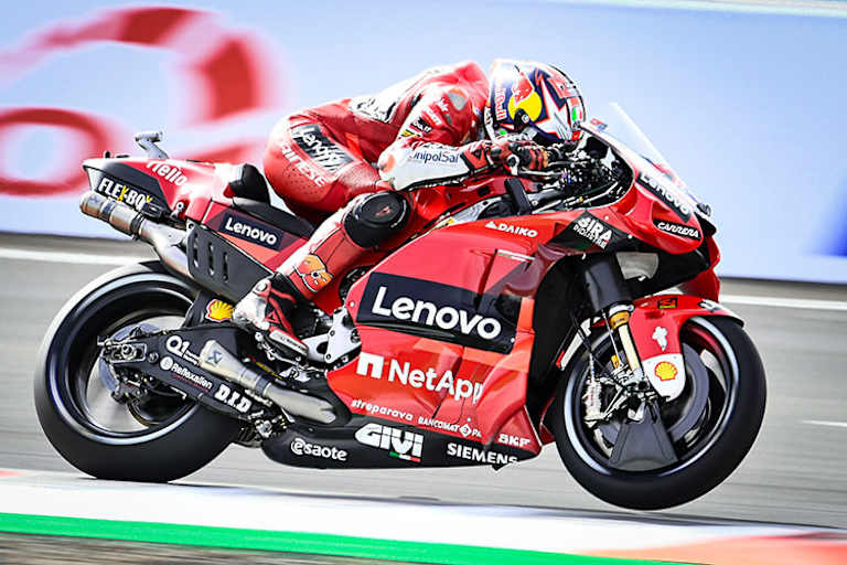 Jack Miller: Ohne Front Ride Height Device auf Platz 4 in Lombok