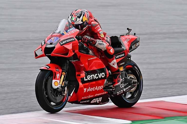 Jack Miller im Warm-up: Platz 2