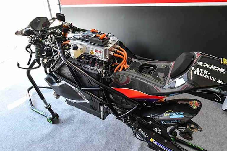 Die Energica Ego Corsa von Domi Aegerter