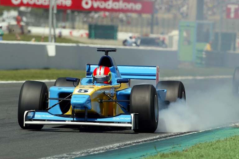Tiago Monteiro in Magny-Cours 2002
