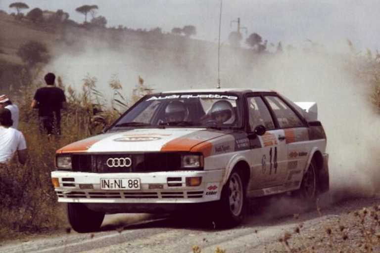 Michèle Mouton 1982 bei der Rallye San Remo