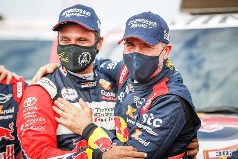 Nasser Al-Attiyah und Stéphane Peterhansel